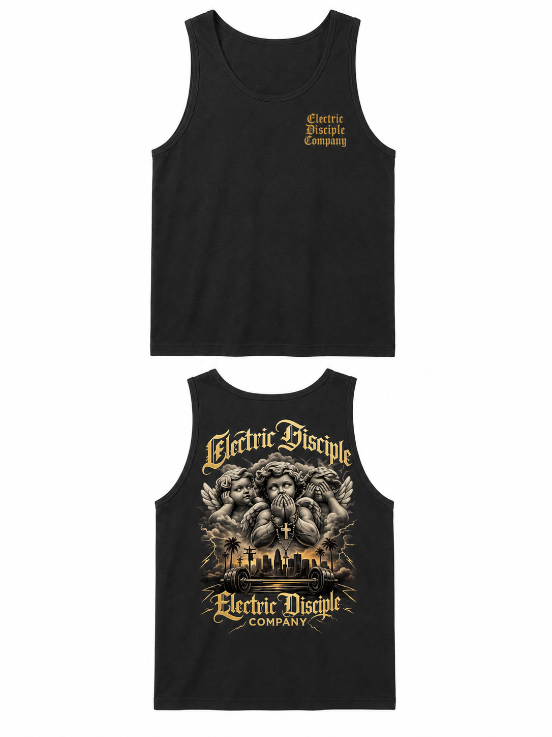 Cherubs N Iron Tank top
