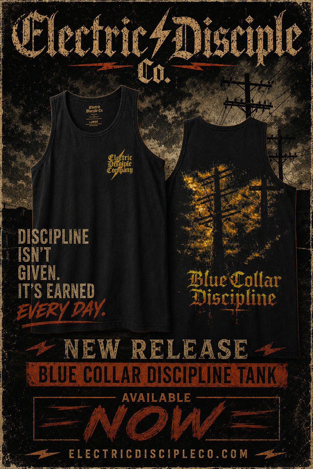 Blue Collar Discipline Tank Top