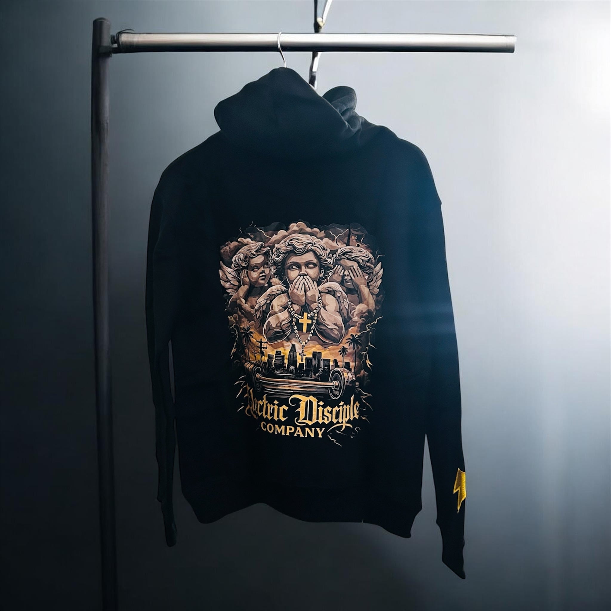 Cherubs n Iron premium Hoodie