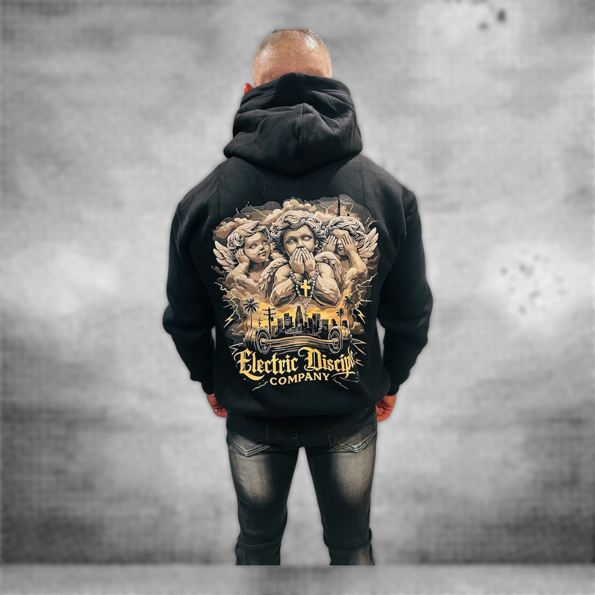 Cherubs n Iron premium Hoodie