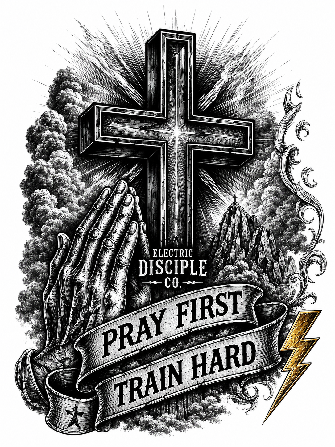 Pray First Train Hard Tank Top