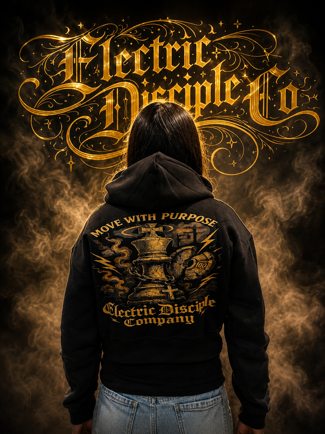Women's Move with Purpose premium cropped hoodie