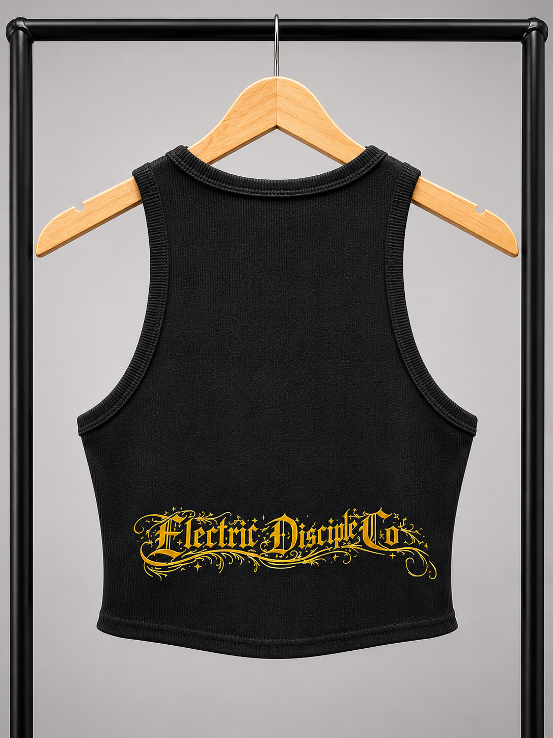 One of a kind women’s cropped tank top